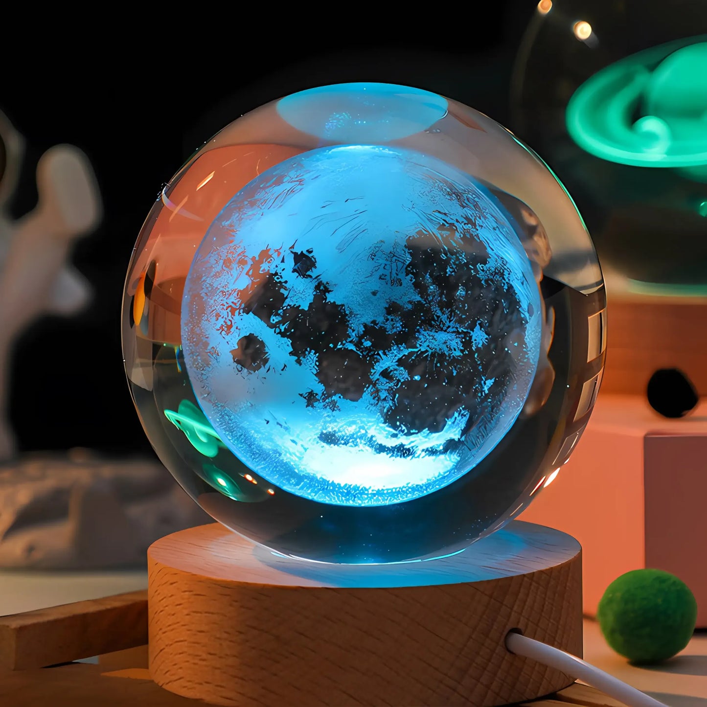 Halora MoonSpire Lamp - 3D Crystal Lamp