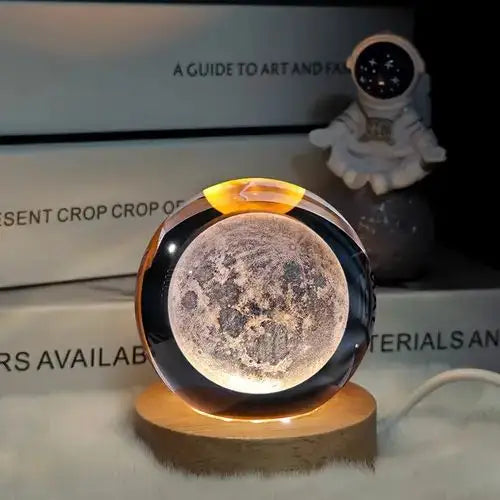 Halora MoonSpire Lamp - 3D Crystal Lamp