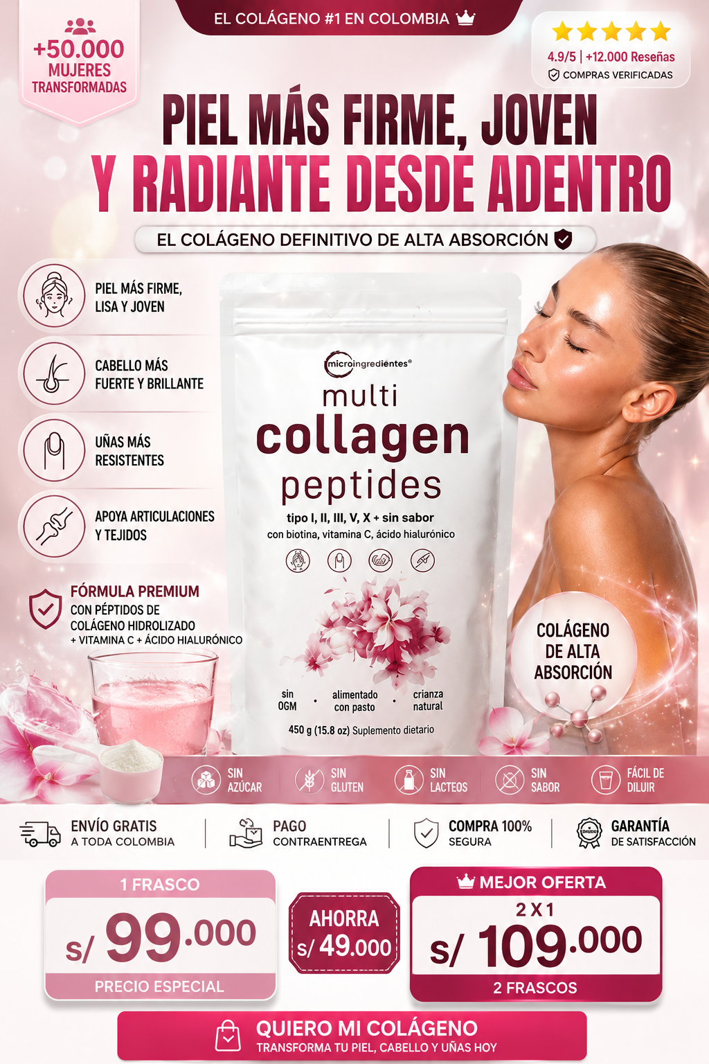 Multi Collagen™ Glow & Beauty 2x1 | Vuelve a sentirte radiante